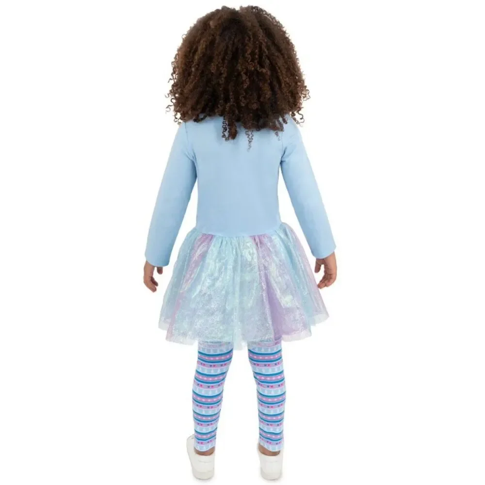 NEW Girls Sz 2 Toddler SPARKLE ALL THE WAY Snowman Christmas Holiday 2 Pc Outfit